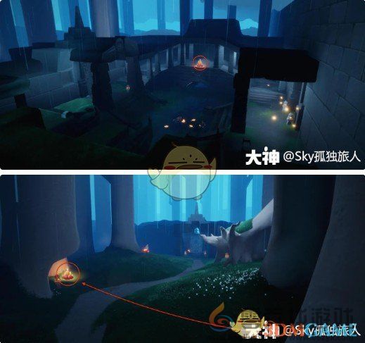 光遇12.20大蜡烛季节蜡烛位置图(图8) 光遇12.20大蜡烛季节蜡烛位置图(图8)